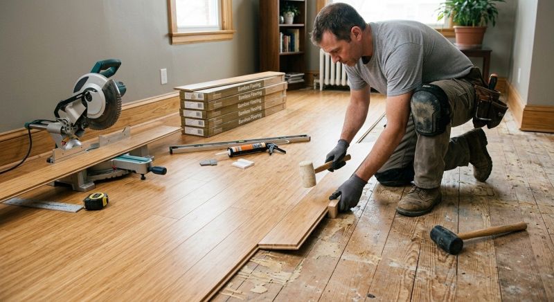 Bamboo Flooring Installation in Boston, MA