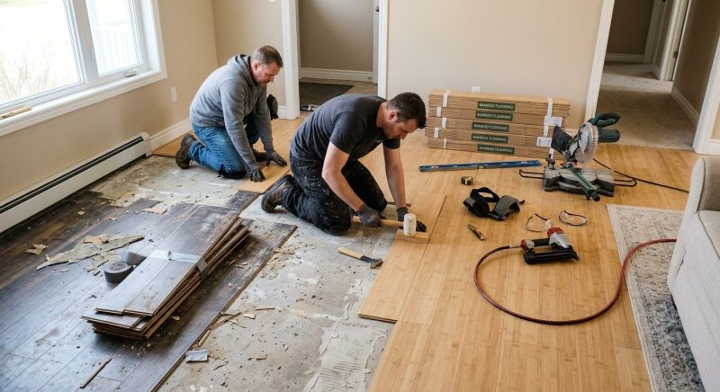 Bamboo Flooring Installation in Boston, MA