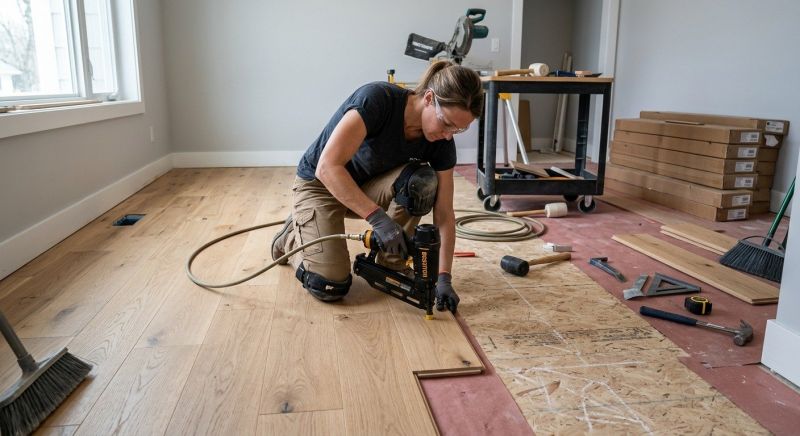 Hardwood Floor Installation in Beverly, MA