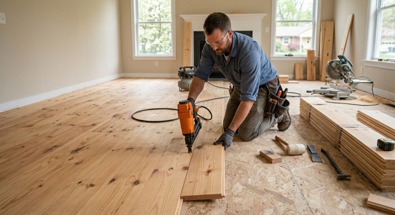 Maple Flooring Installation in Ashland, MA