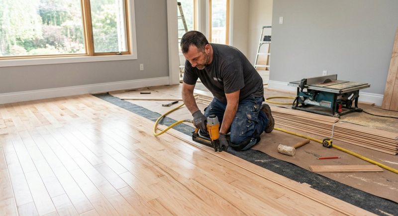 Maple Flooring Installation in Hanover, MA