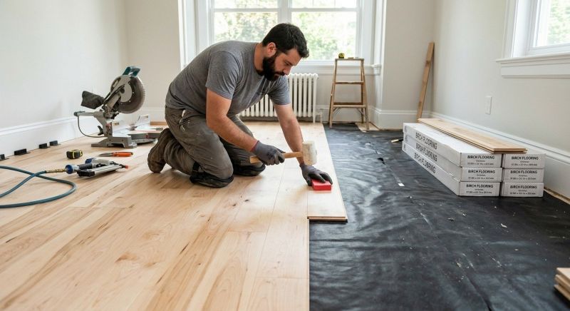 Maple Flooring Installation in Medway, MA