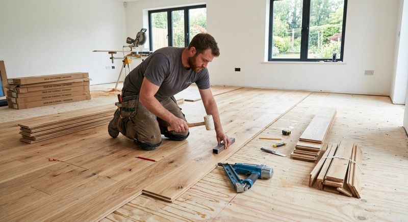 Oak Floor Installation in Concord, MA