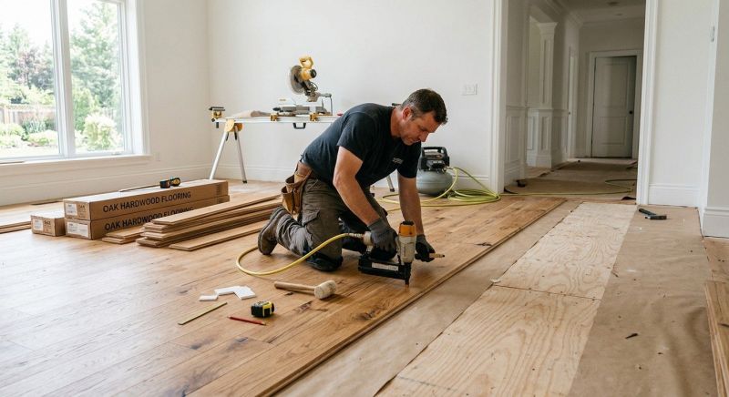 Oak Floor Installation in Lynn, MA