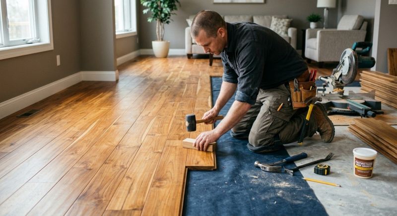 Teak Flooring Installation in Boston, MA