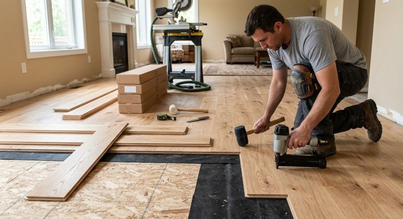 Wood Flooring Installation in Avon, MA
