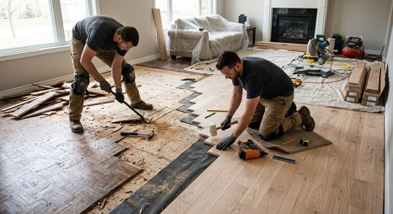 Wood Flooring Installation in Halifax, MA